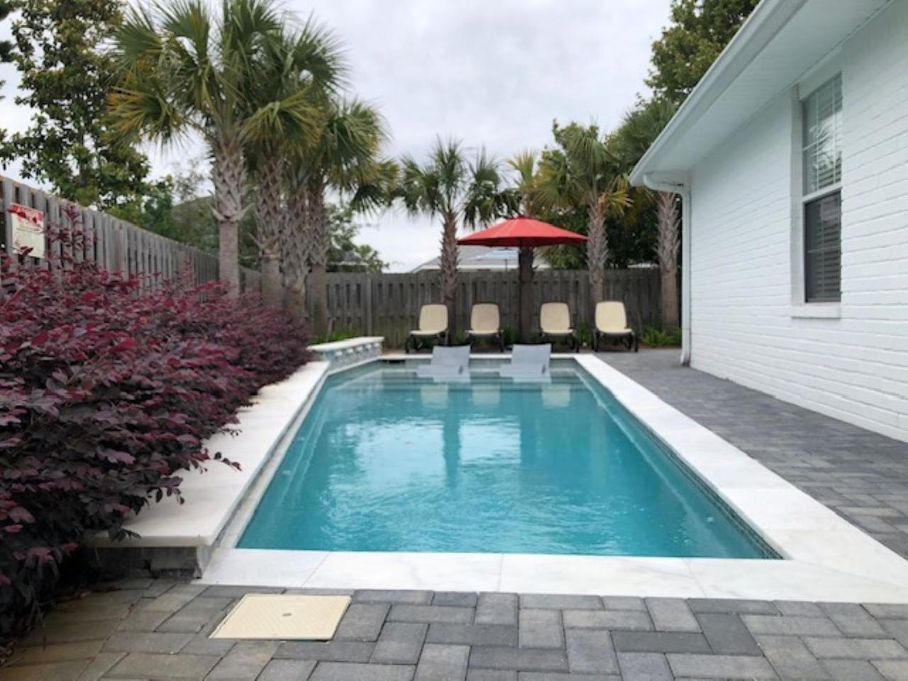 Beautiful Pet Friendly Home! Tropical Pool, Optional Golf Cart & Pool Heat, Minutes To Beach Destin Kültér fotó